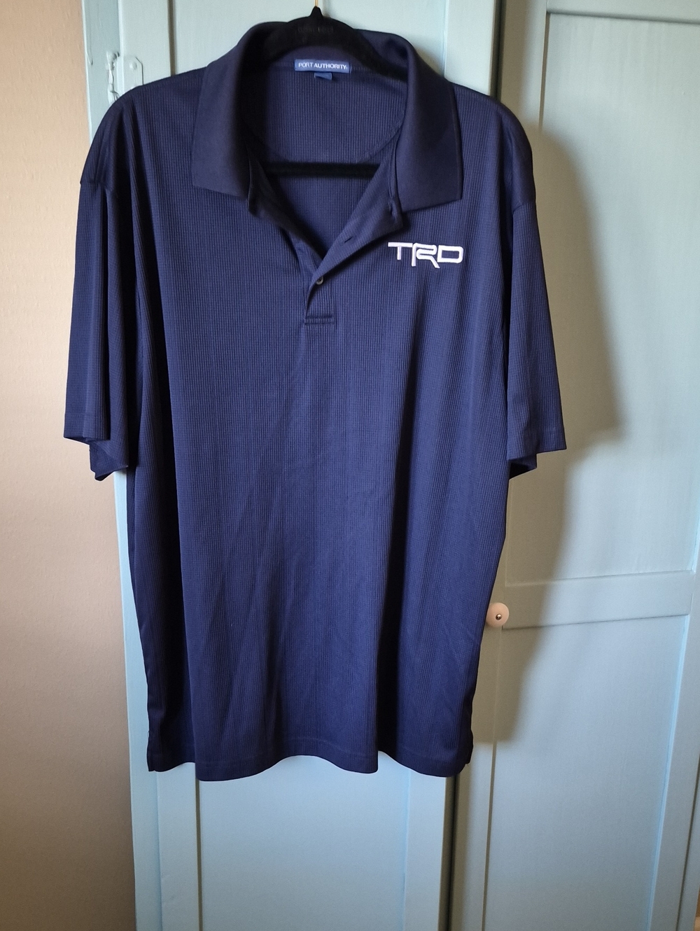 Port Authority TRD Men's Polo Shirt Blue XL Like New